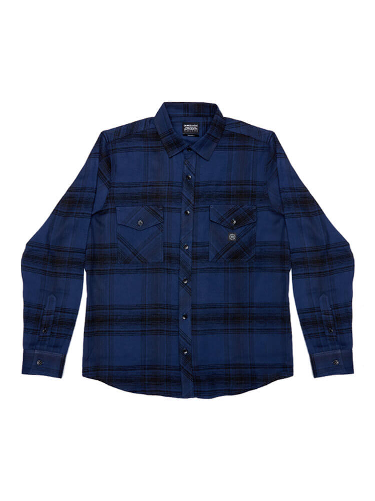 Camisa para Hombre DUNKELVOLK FLANNEL TEXAS SHIRT AZL