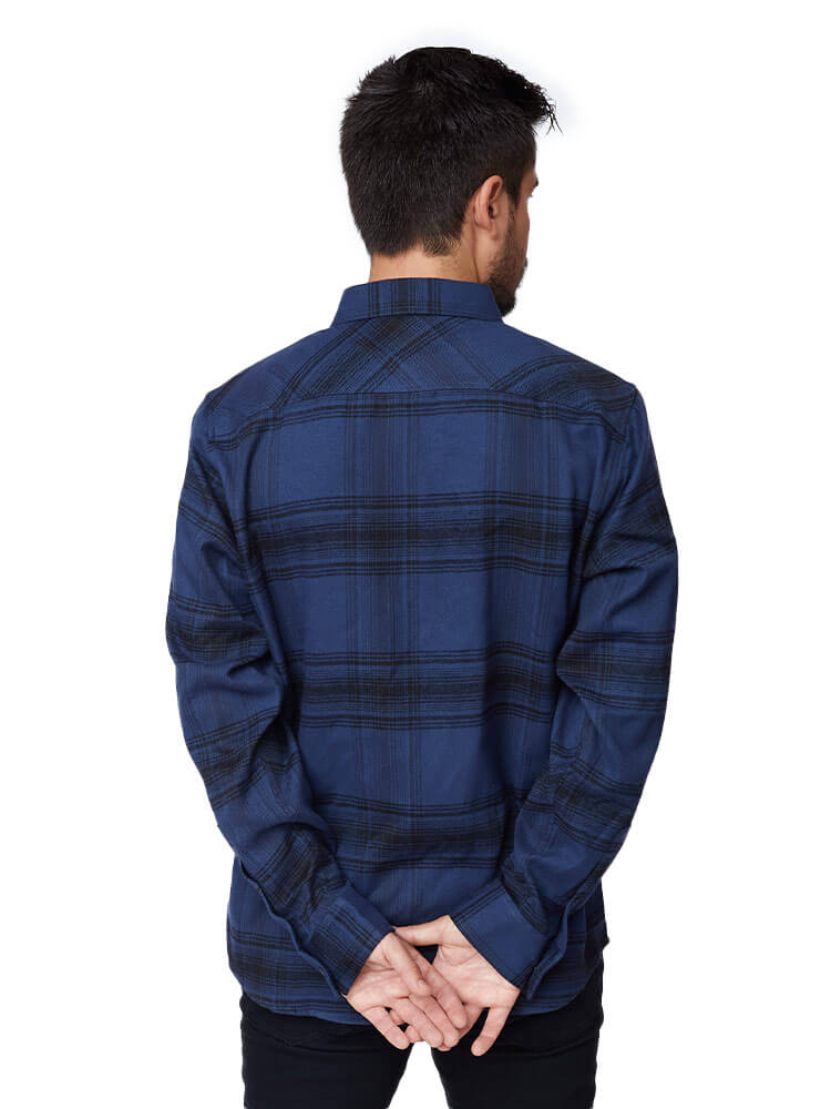 Camisa para Hombre DUNKELVOLK FLANNEL TEXAS SHIRT AZL