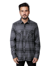 Cargar imagen en el visor de la galería, Camisa para Hombre DUNKELVOLK FLANNEL TEXAS SHIRT NGR
