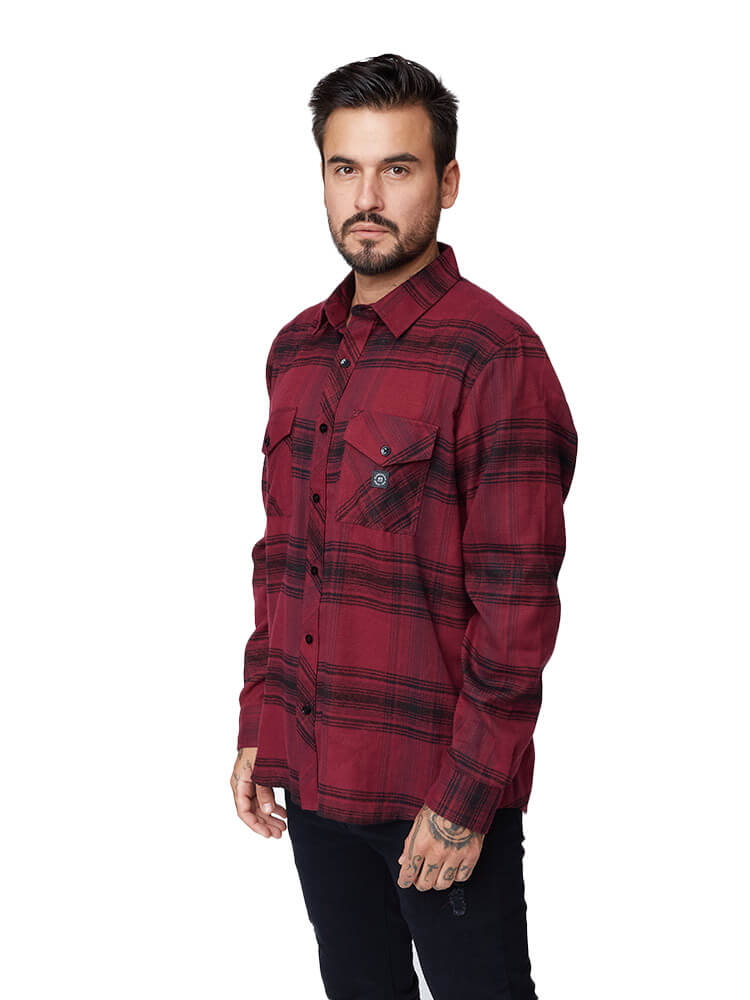 Camisa para Hombre DUNKELVOLK FLANNEL TEXAS SHIRT RO