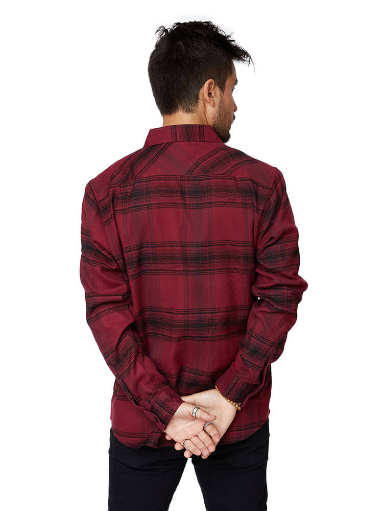 Camisa para Hombre DUNKELVOLK FLANNEL TEXAS SHIRT RO