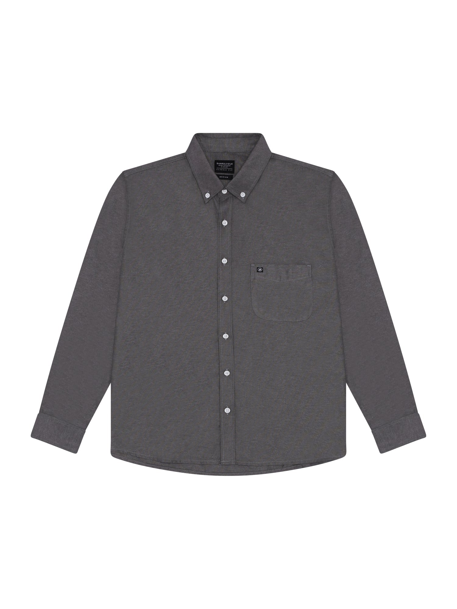 Camisa para Hombre DUNKELVOLK OXFORD KANGAROO GRY