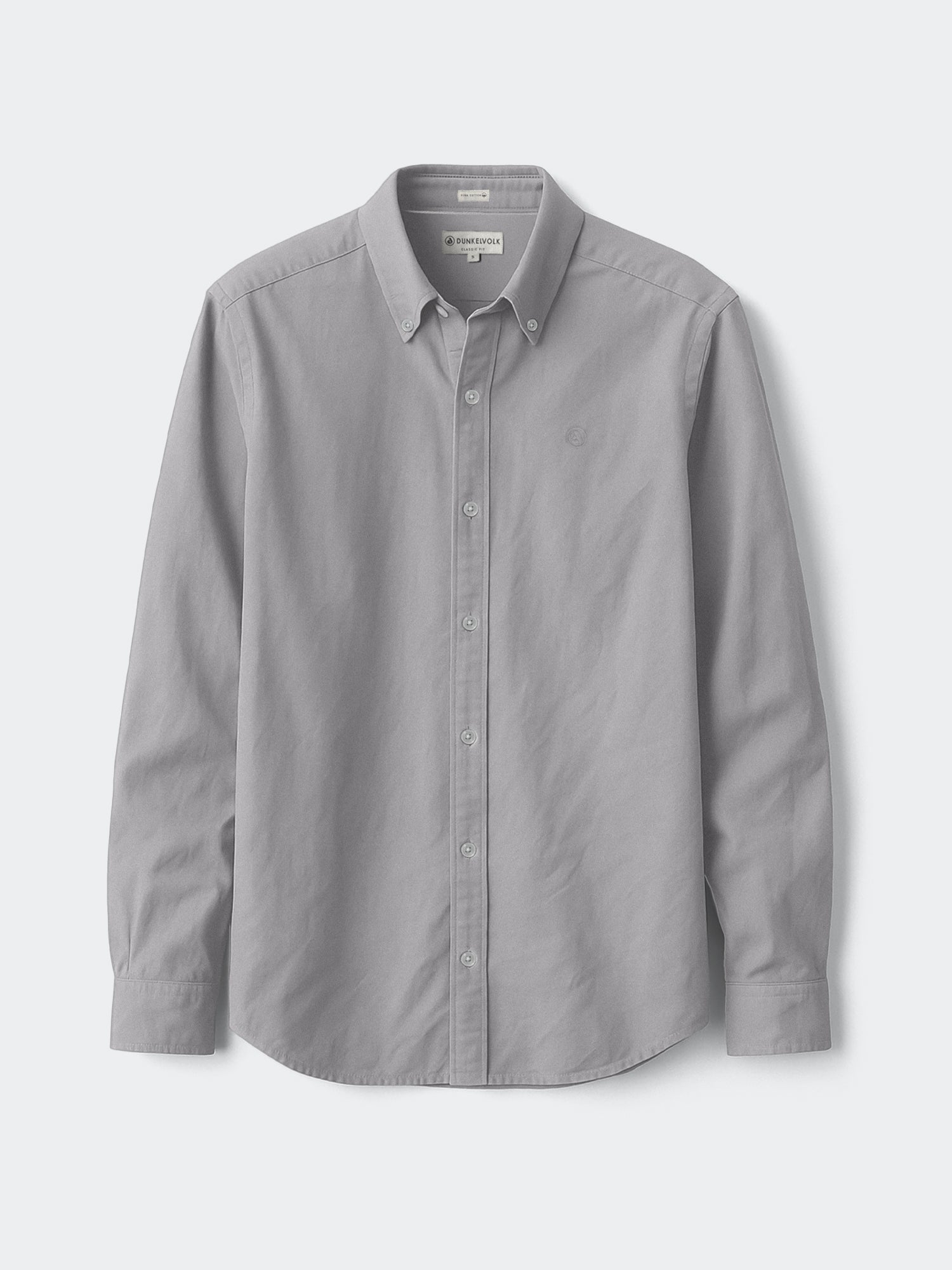 Camisas Manga Larga para Hombre DUNKELVOLK BLESSED PIMA Gris