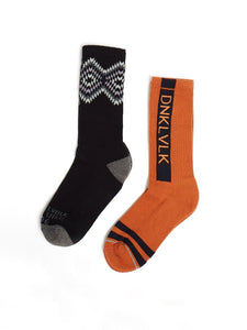 Media para Hombre DUNKELVOLK MID-CALF BIPACK ETHNIC MULTI