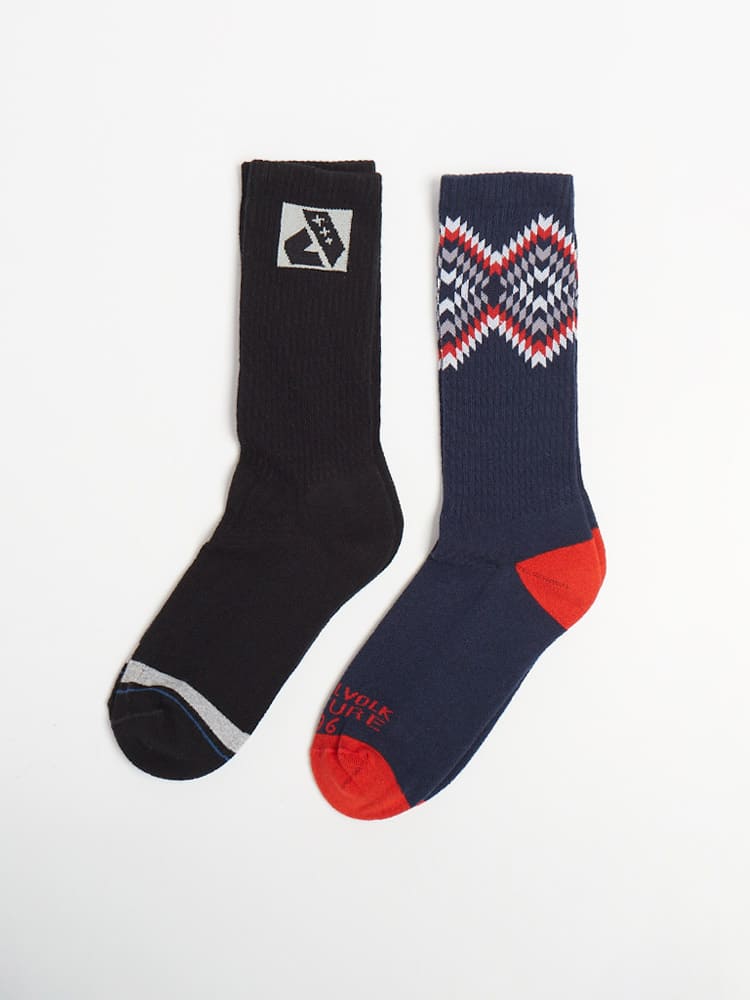 Media para Hombre DUNKELVOLK MID-CALF BIPACK LOGO MULTI