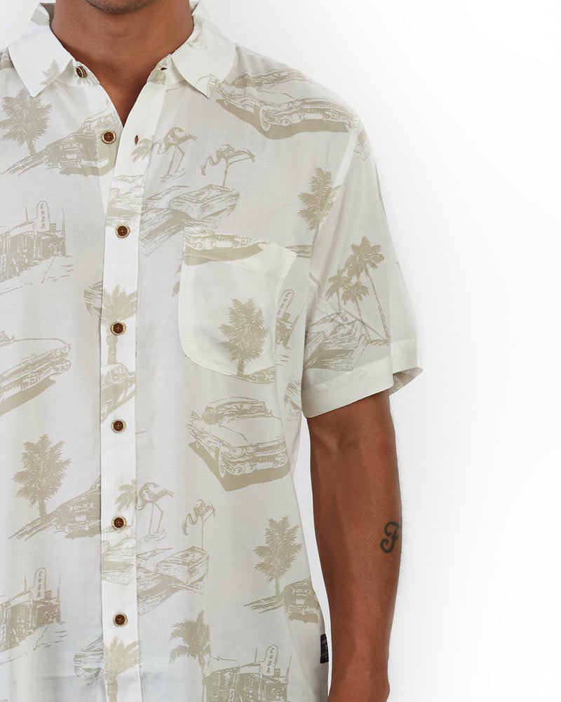 Camisa para Hombre Dunkelvolk SHIRT SS DRUG DEALER SHIRT NAT