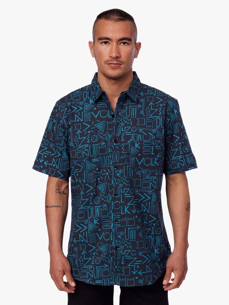 Camisa para Hombre DUNKELVOLK CLASSIC ETNIA CLASSIC SHIRT NVY
