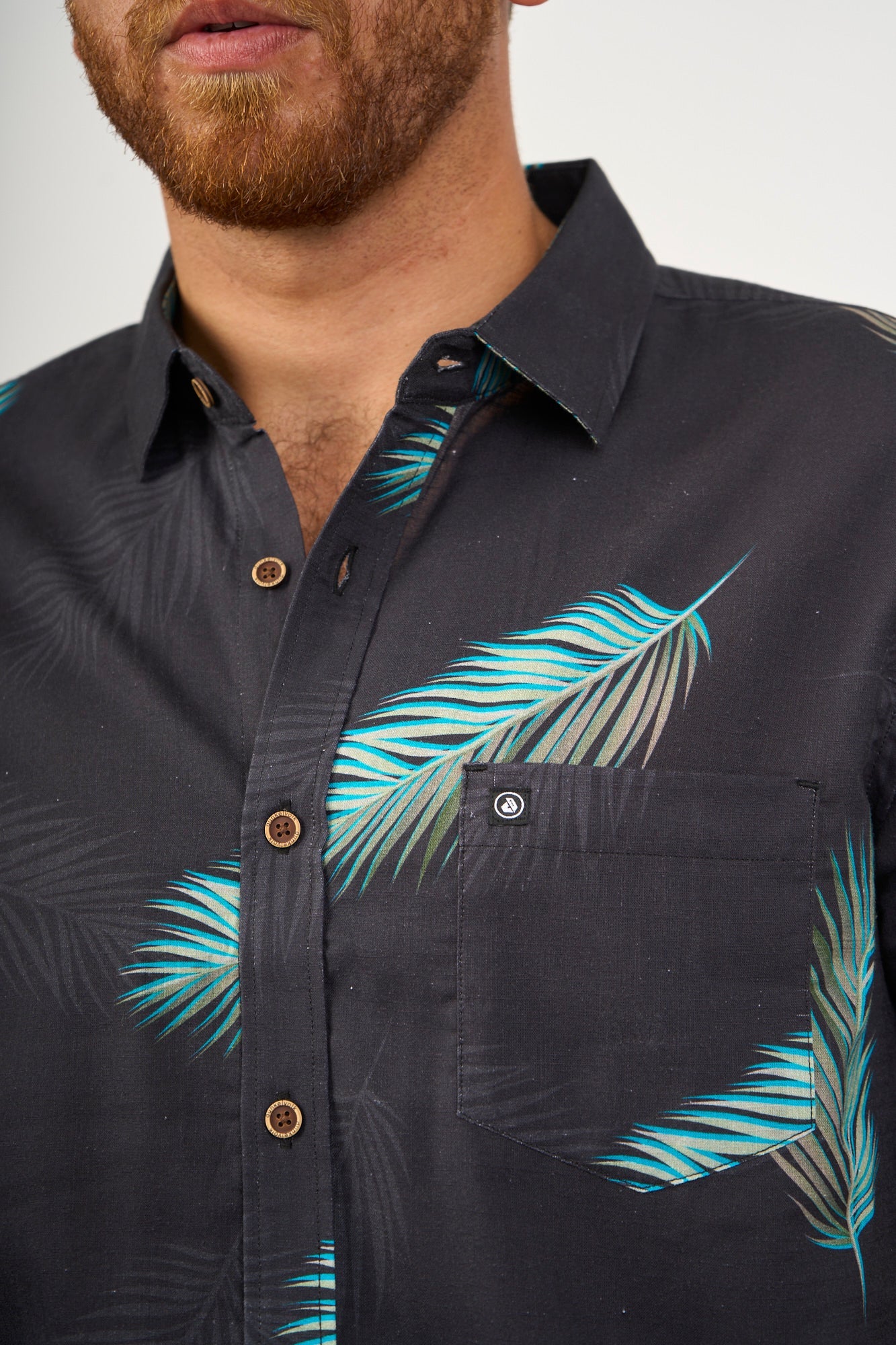 Camisa para Hombre DUNKELVOLK HAWAIIAN TROPICAL BLK