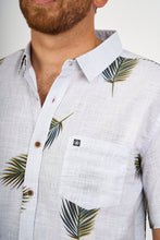 Cargar imagen en el visor de la galería, Camisa para Hombre DUNKELVOLK HAWAIIAN TROPICAL WHT
