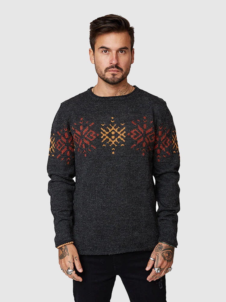 Chompa para Hombre Dunkelvolk CREW NECK PAPATIKA ALPACA NEG