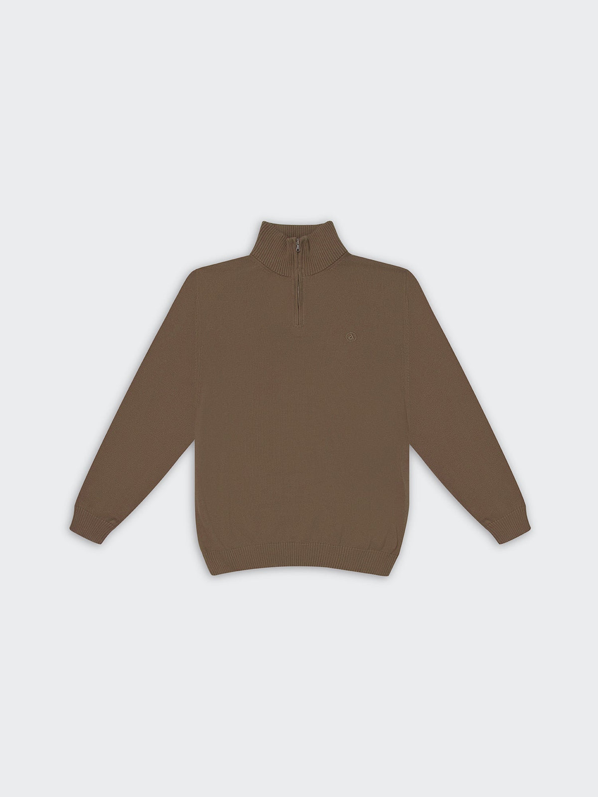 Sweater para Hombre DUNKELVOLK PIMA QUARTER ZIP Camello