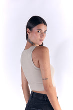 Cargar imagen en el visor de la galería, Top para Mujer DVK CAMISETA CAMISETA BGE
