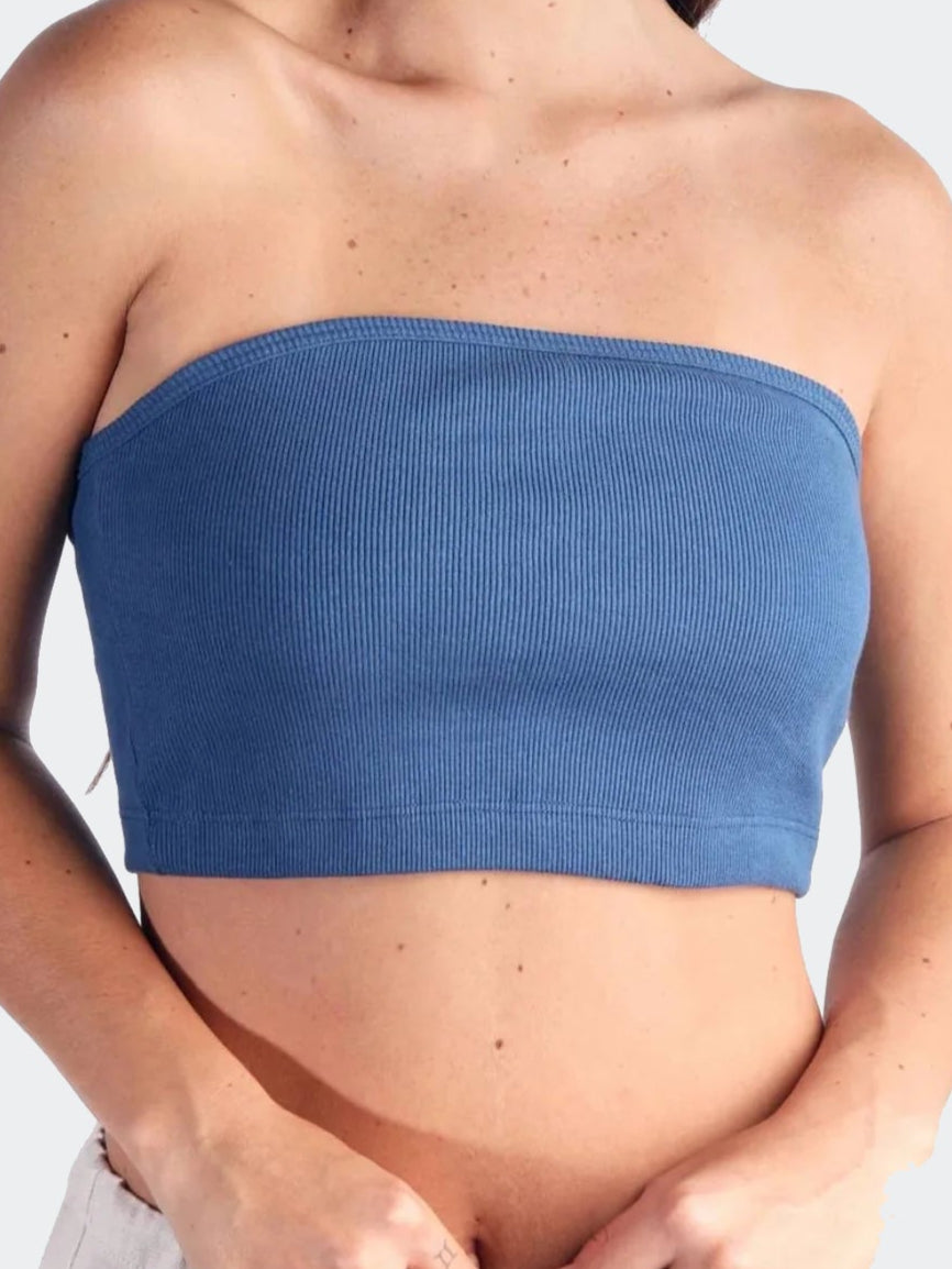 Top para Mujer DVK STRAPLESS STRAPLESS AZL