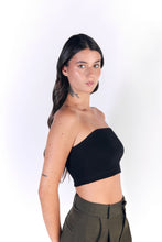 Cargar imagen en el visor de la galería, Top para Mujer DVK STRAPLESS STRAPLESS NGR
