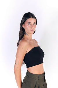 Top para Mujer DVK STRAPLESS STRAPLESS NGR