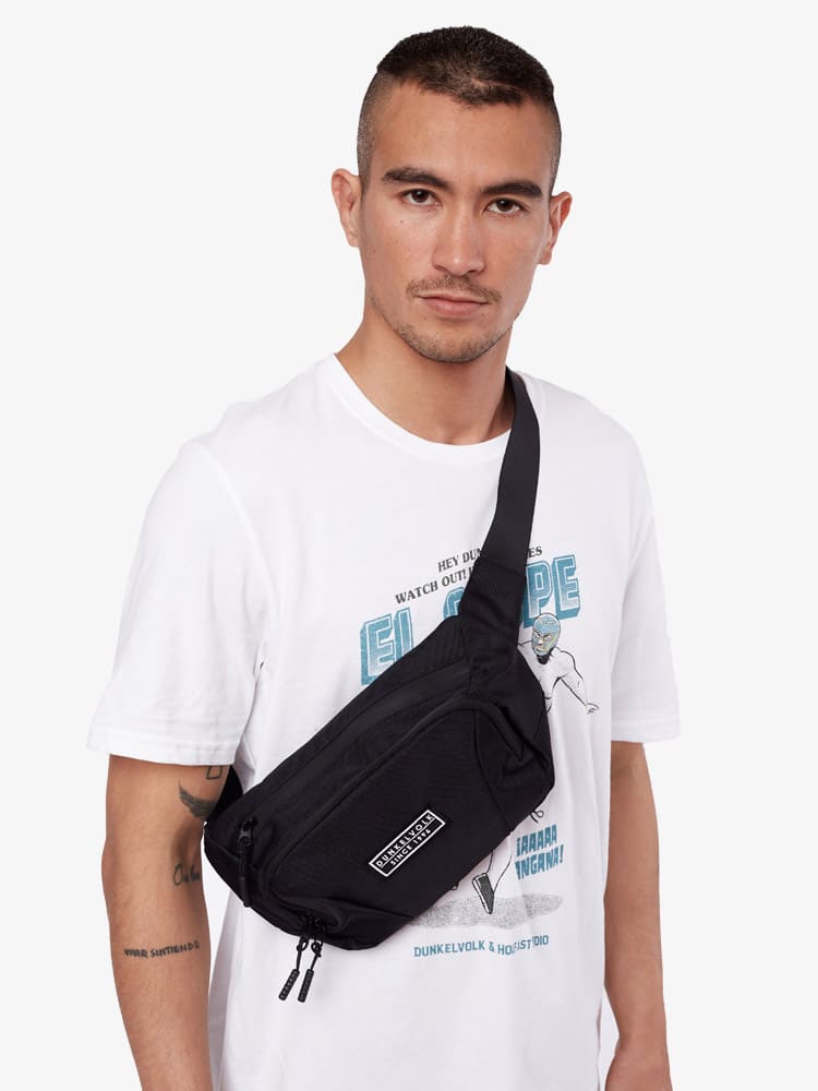 Canguro para Hombre Dunkelvolk WAISTBAG WANDERER BLK