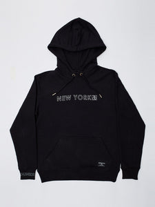 Polera para Niño DUNKELVOLK SIN ZIP NY HOOD NGR