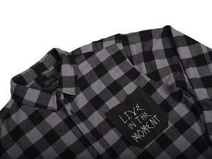 Camisa para Hombre DUNKELVOLK FLANNEL HEAD GRIS