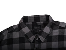 Cargar imagen en el visor de la galería, Camisa para Hombre DUNKELVOLK FLANNEL HEAD GRIS
