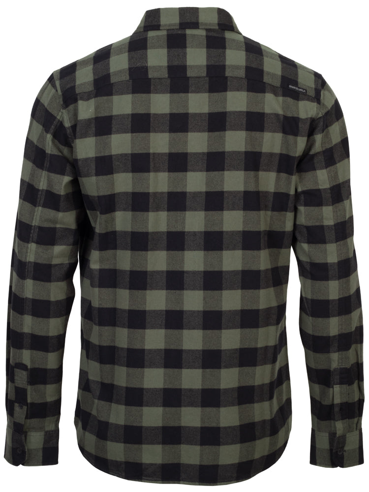 Camisa para Hombre DUNKELVOLK FLANNEL HEAD VERD OSC