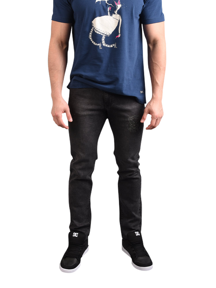 Jean para Hombre DUNKELVOLK SKINNY ROCKET NEGRO