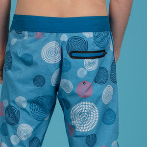 Ropa de Baño para Hombre DUNKELVOLK BOARDSHORT INSANE CELESTE