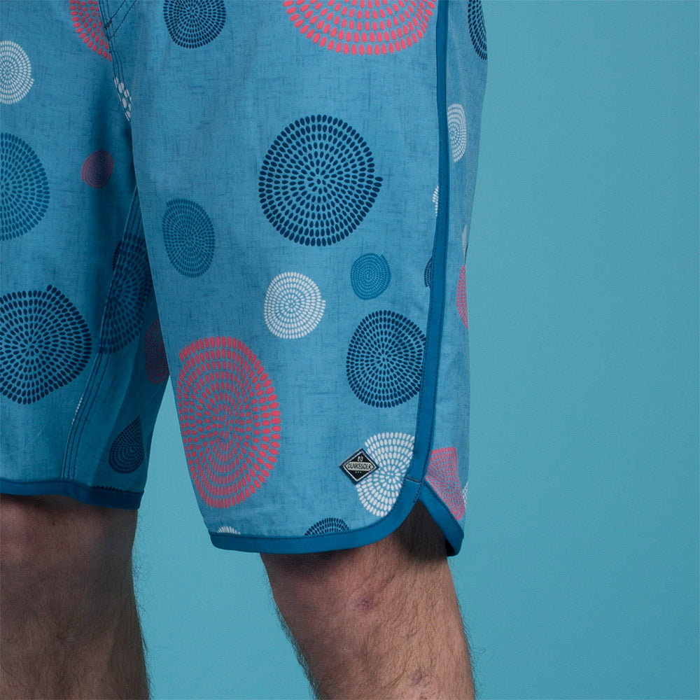 Ropa de Baño para Hombre DUNKELVOLK BOARDSHORT INSANE CELESTE