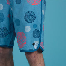 Cargar imagen en el visor de la galería, Ropa de Baño para Hombre DUNKELVOLK BOARDSHORT INSANE CELESTE
