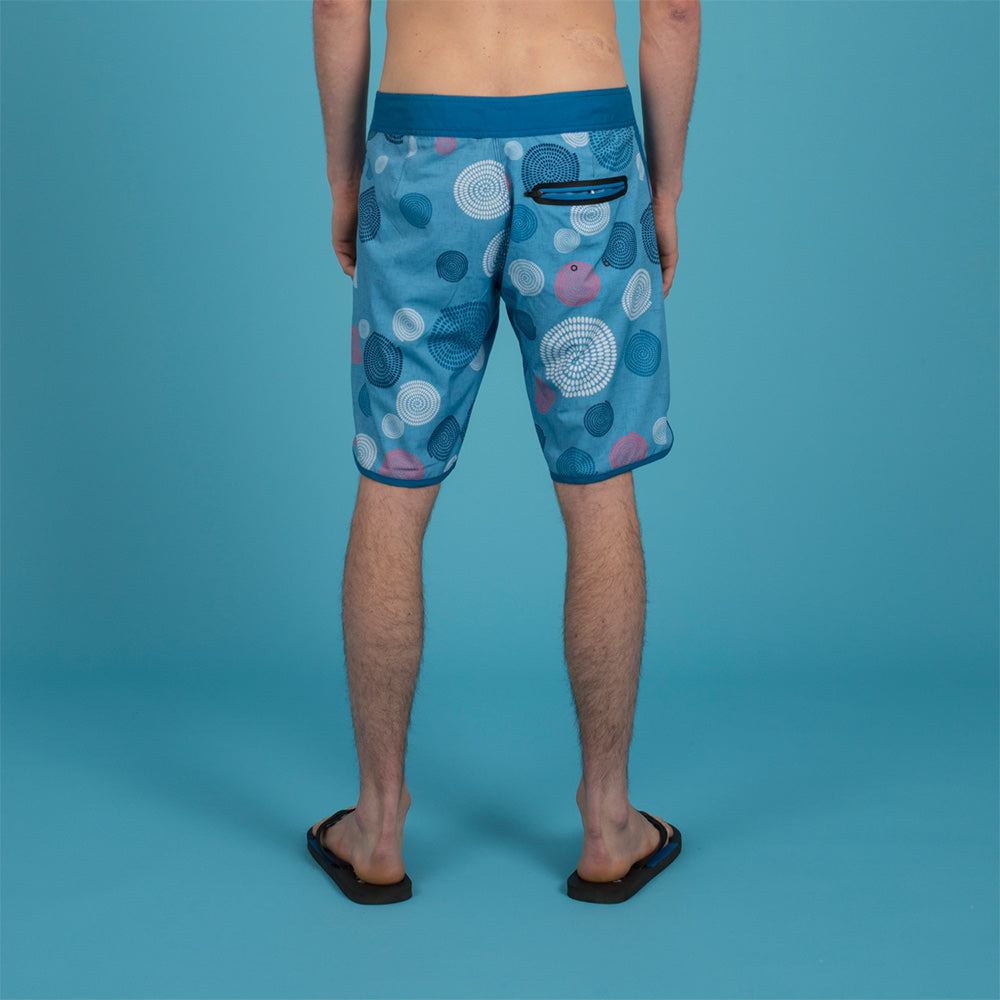 Ropa de Baño para Hombre DUNKELVOLK BOARDSHORT INSANE CELESTE