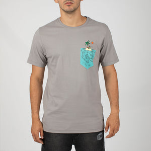 Polo para Hombre DUNKELVOLK T-SHIRT MANATI GRIS