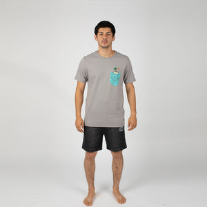 Polo para Hombre DUNKELVOLK T-SHIRT MANATI GRIS