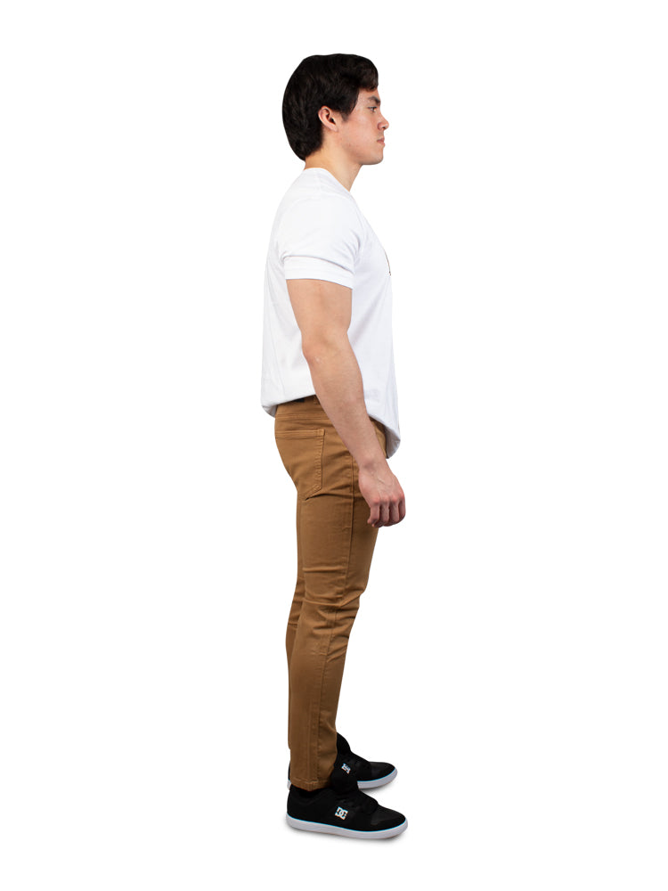 Pantalón para Hombre DUNKELVOLK SKINNY TRANSIT CAMELLO