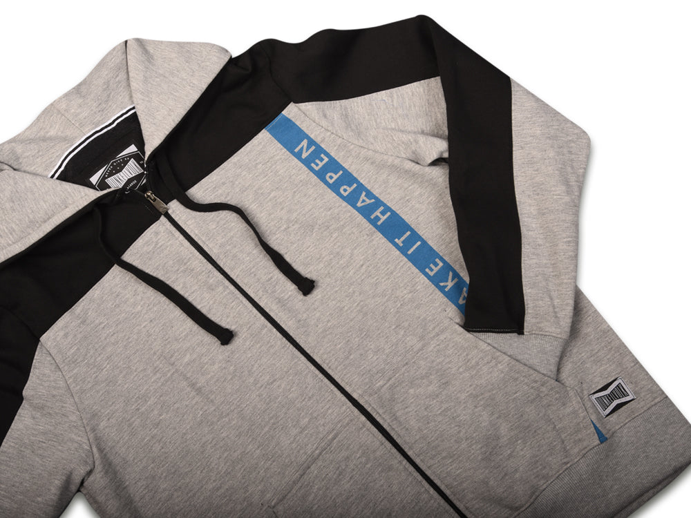 Polera para Hombre DUNKELVOLK CON ZIP STEINWAY GRI MELA