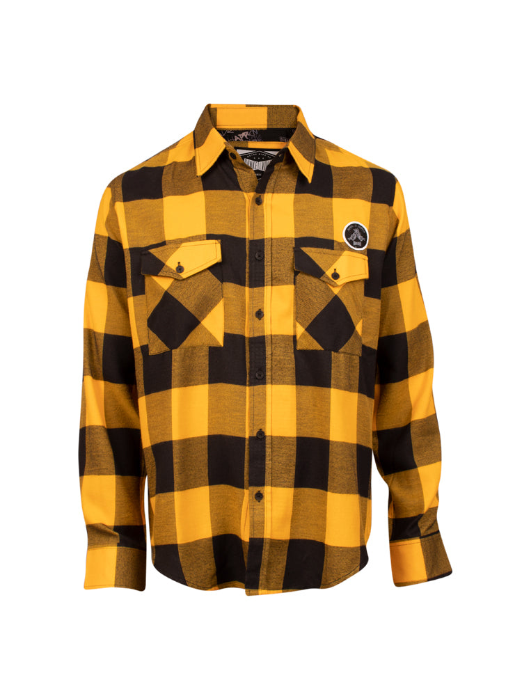 Camisa para Hombre DUNKELVOLK SHIRT LS CHAMBERS AMARILLO