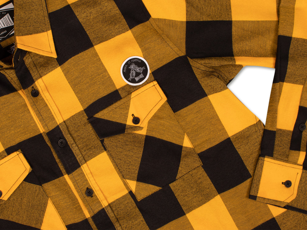 Camisa para Hombre DUNKELVOLK SHIRT LS CHAMBERS AMARILLO