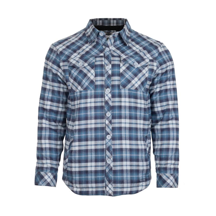 Camisa para Hombre DUNKELVOLK FLANNEL STANFORD AZUL