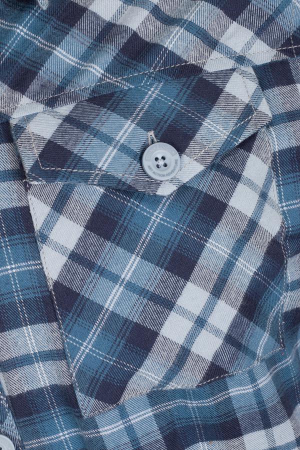 Camisa para Hombre DUNKELVOLK FLANNEL STANFORD AZUL