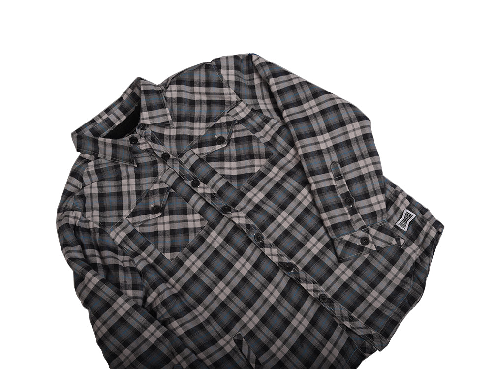 Camisa para Hombre DUNKELVOLK FLANNEL STANFORD GRIS