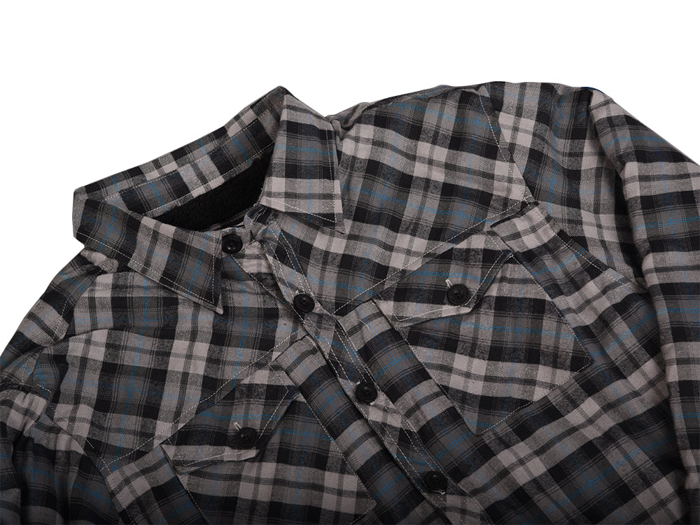 Camisa para Hombre DUNKELVOLK FLANNEL STANFORD GRIS