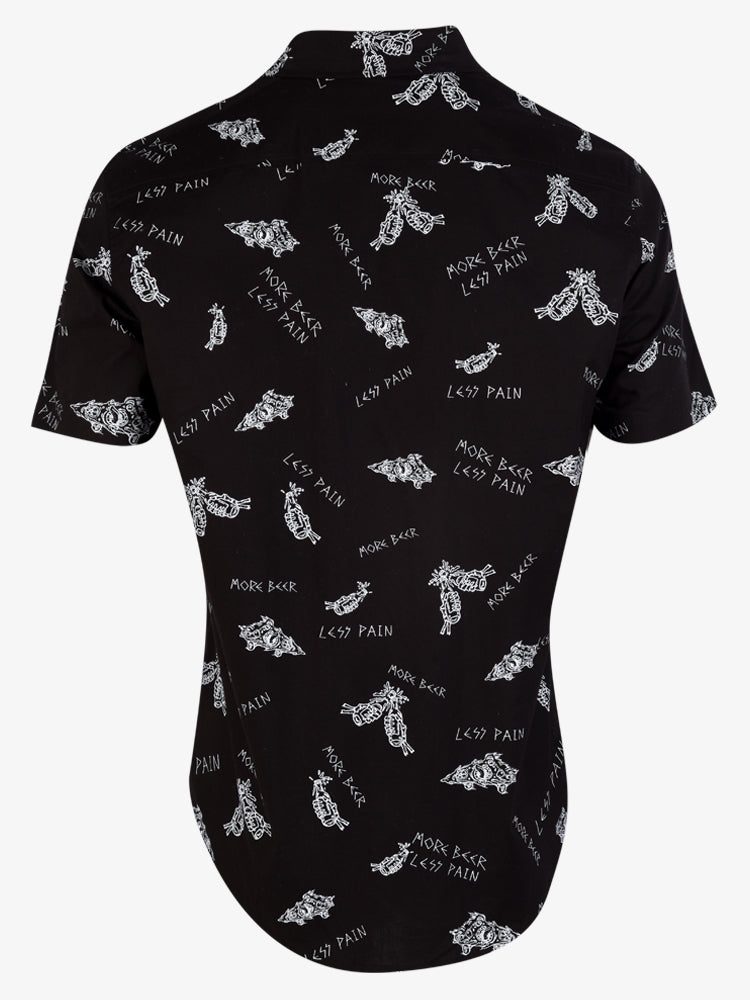 Camisa para Hombre DUNKELVOLK SHIRT SS BEER NEGRO