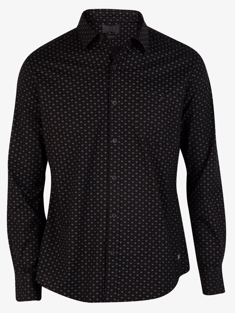 Camisa para Hombre DUNKELVOLK SHIRT SS DROP NEGRO