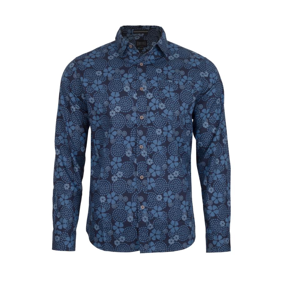 Camisa para Hombre DUNKELVOLK SHIRT LS BUBBA AZUL