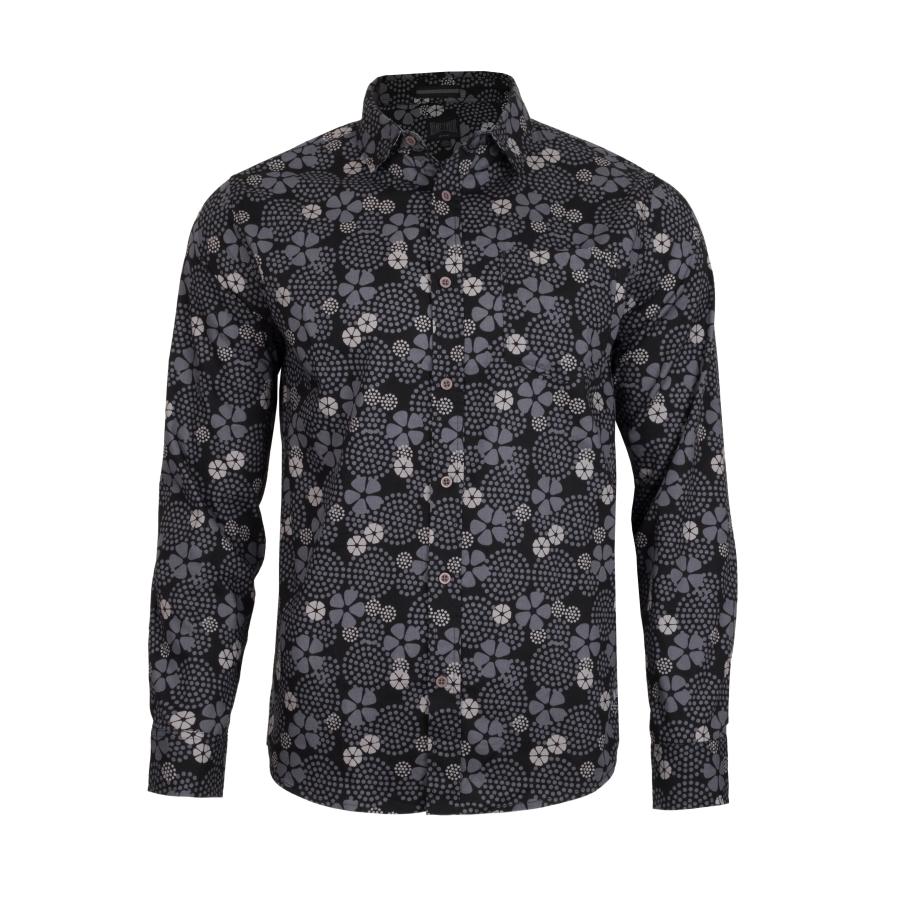 Camisa para Hombre DUNKELVOLK SHIRT LS BUBBA NEGRO