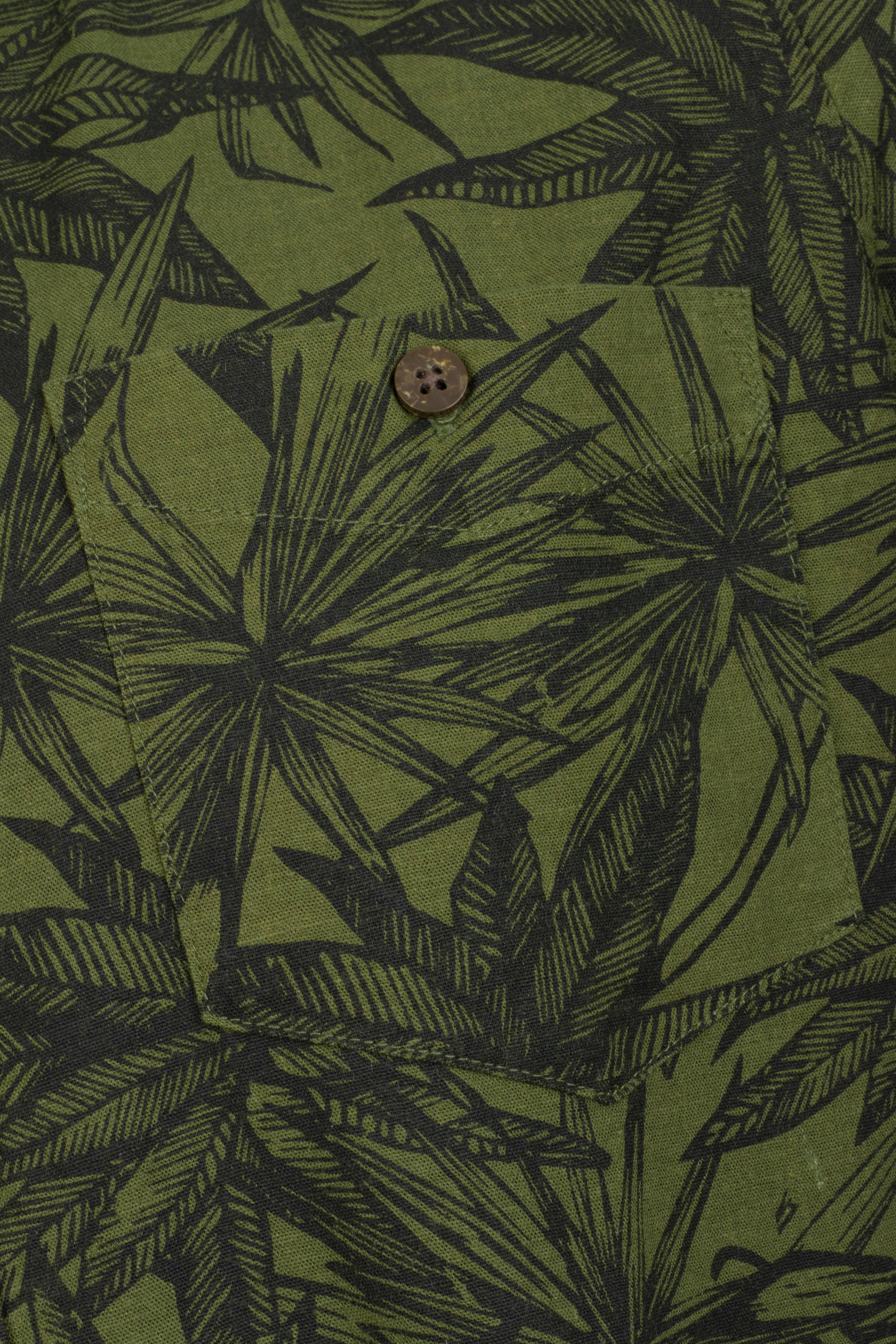 Camisa para Hombre DUNKELVOLK SHIRT SS BAMBU VERDE