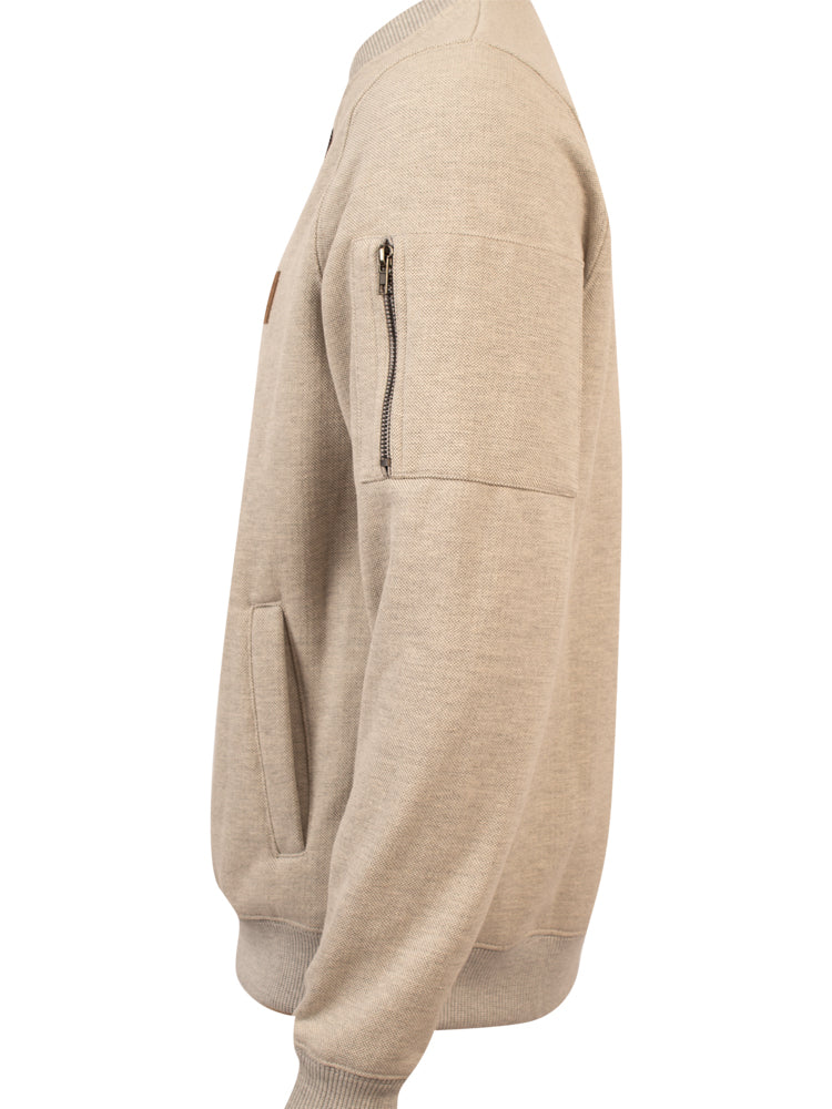 Polera para Hombre DUNKELVOLK CON ZIP STRANGEST GRS