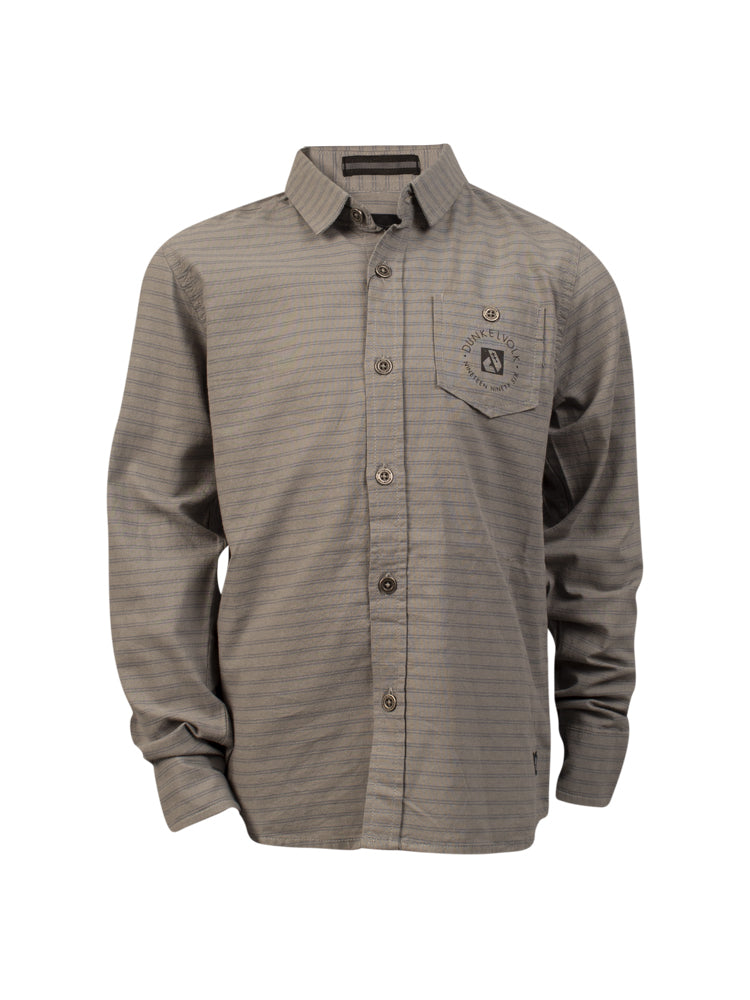 Camisa Dunkelvolk SHIRT LS LUKA GRIS
