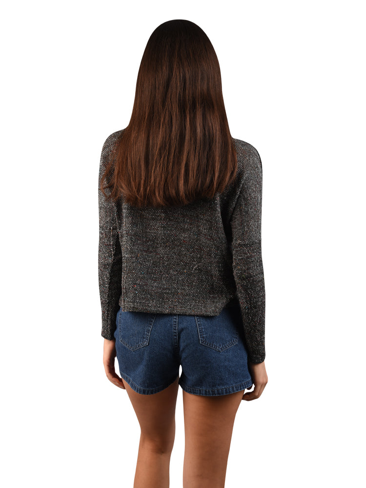 Chompa para Mujer DVK SWEATER RAMO NEGRO