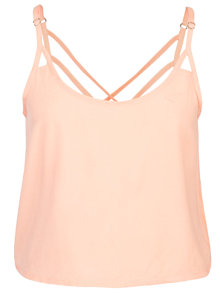 Top DVK MANGA CORTA HUARMEY CORAL