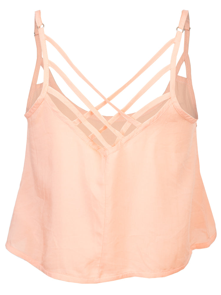 Top DVK MANGA CORTA HUARMEY CORAL