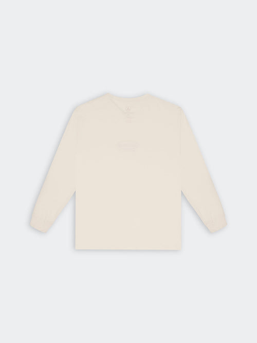 Polo DUNKELVOLK Vintage Dunk Logo crema, vista trasera